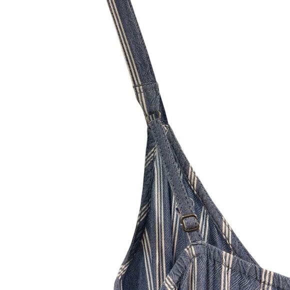 HOLLISTER Blue and White Striped Wrap-Dress/Summer Dress, Size Medium - Picture 10 of 12